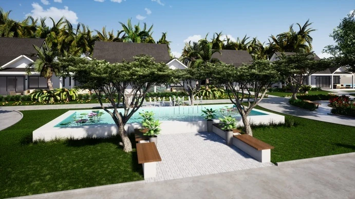 Water garden · design visualization